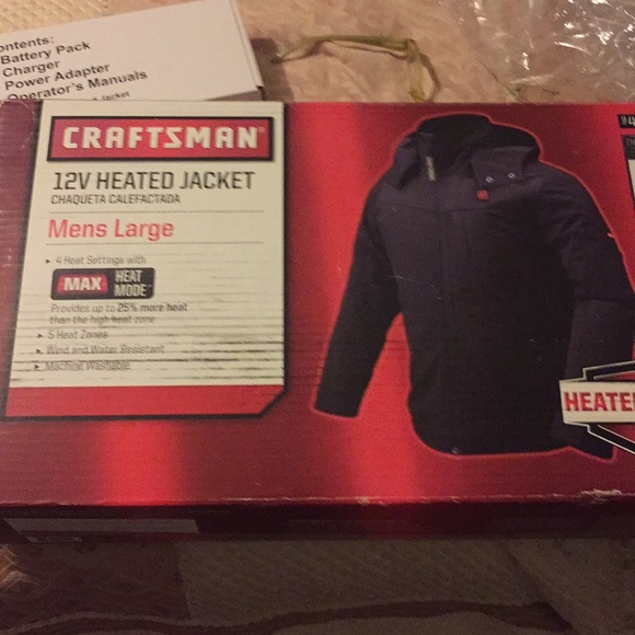 Mens Craftsman Heated Jacket New With 